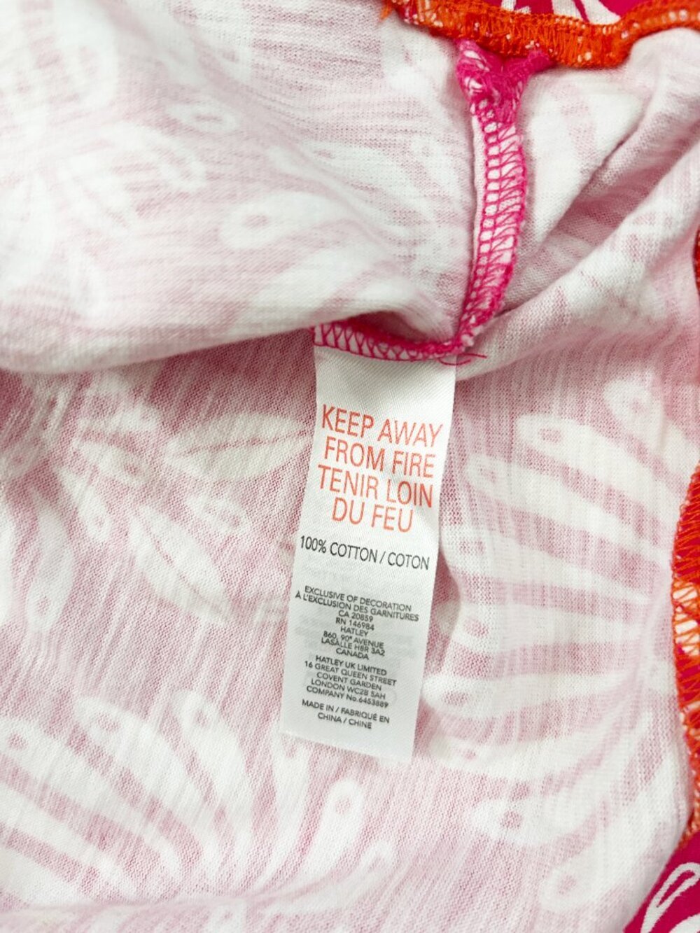 Hatley Pink Floral Tshirt Dress 100% Cotton Casual Summer Midi Dress Size Small - Picture 8 of 9